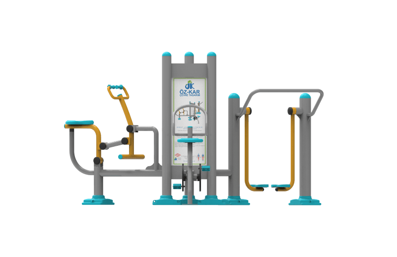 Uzay Yurusu Bisiklet ve Kurek Cekme Aleti PF-303 | Dış Mekan Spor Aletleri | Erse Kent Mobilyaları